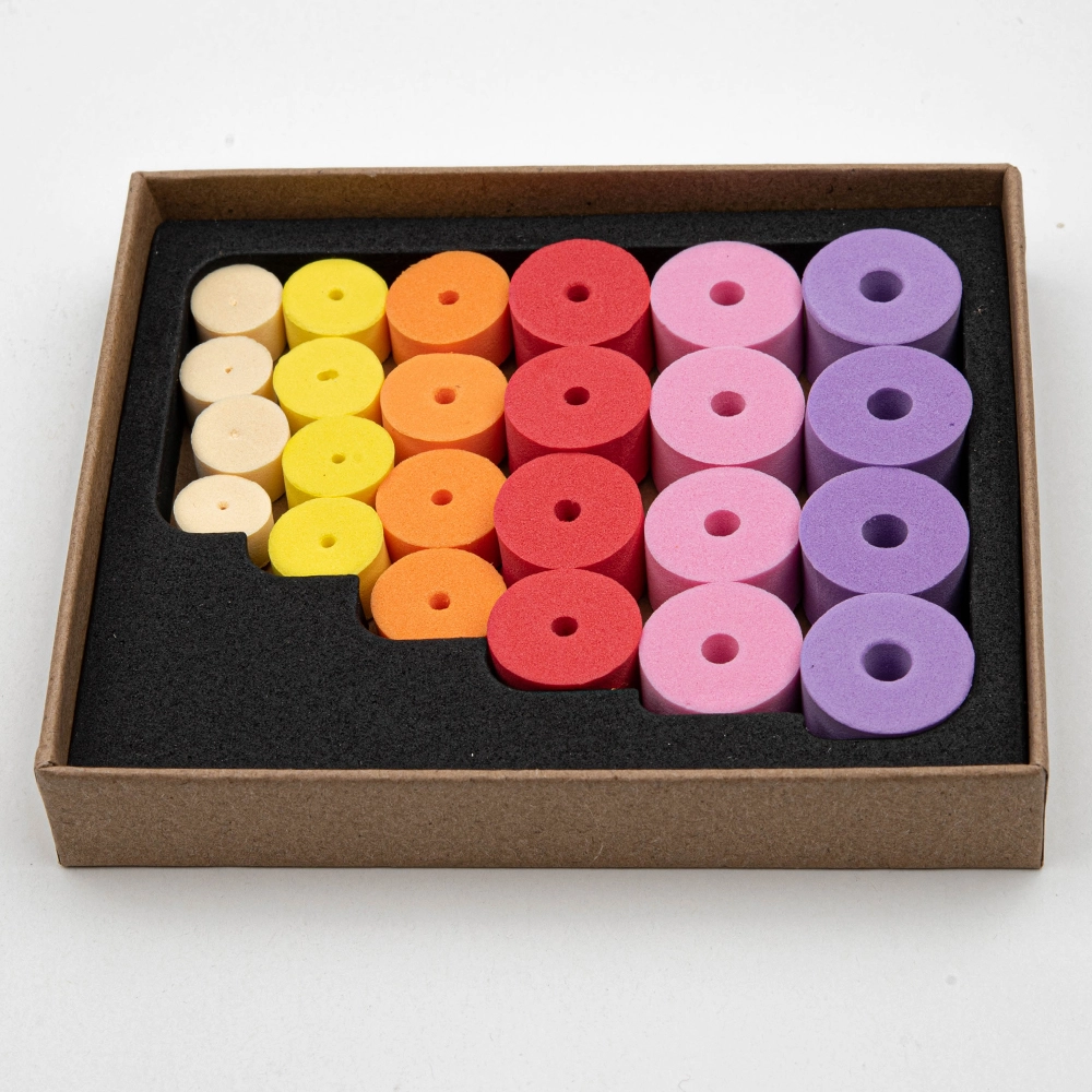 Наконечники для спиц Katia, в наборе 24 шт, 6 цветов 7095