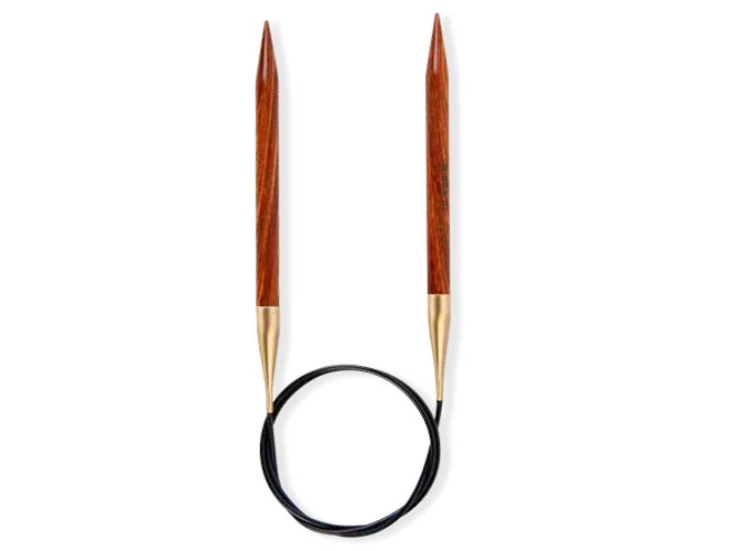 Круговые спицы Lana Grossa, дерево (Signal), 80 см, № 5.0 