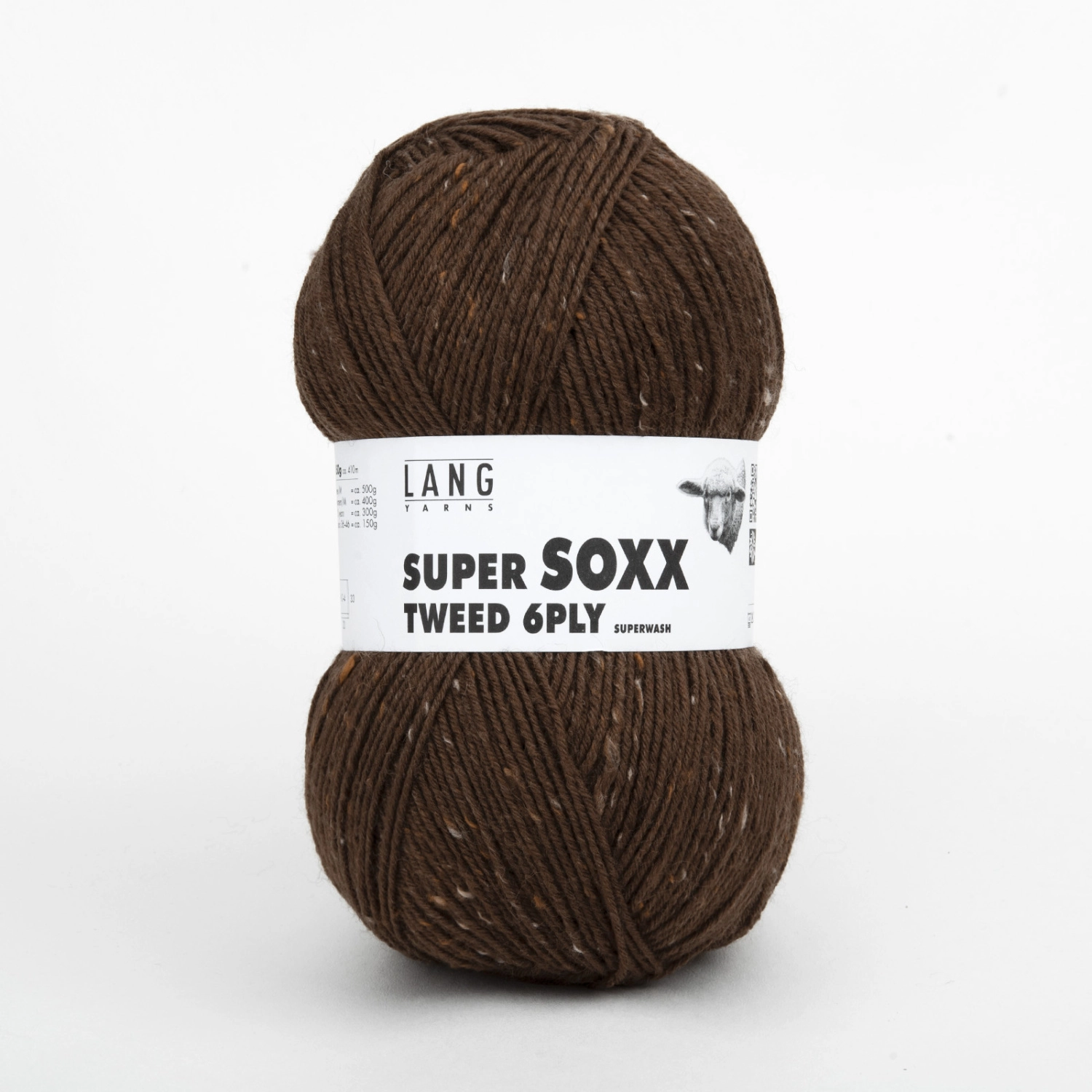 Пряжа Lang Yarns Super Soxx Tweed 6-Ply 150г 068