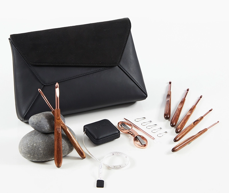 Набор крючков для вязания с деревянной ручкой "Mellow" /Нежный/, KnitPro