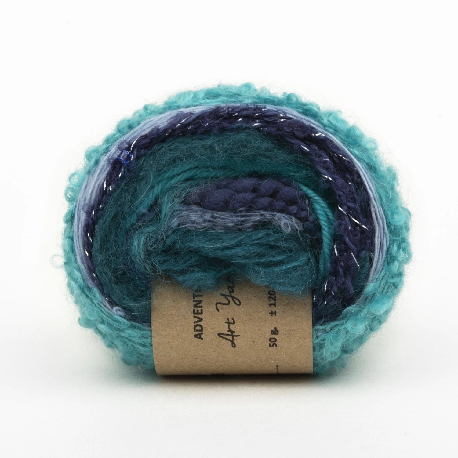 Пряжа ADELE'S Mohair Art Yarn Thic and Thin 50г UNDERWATER