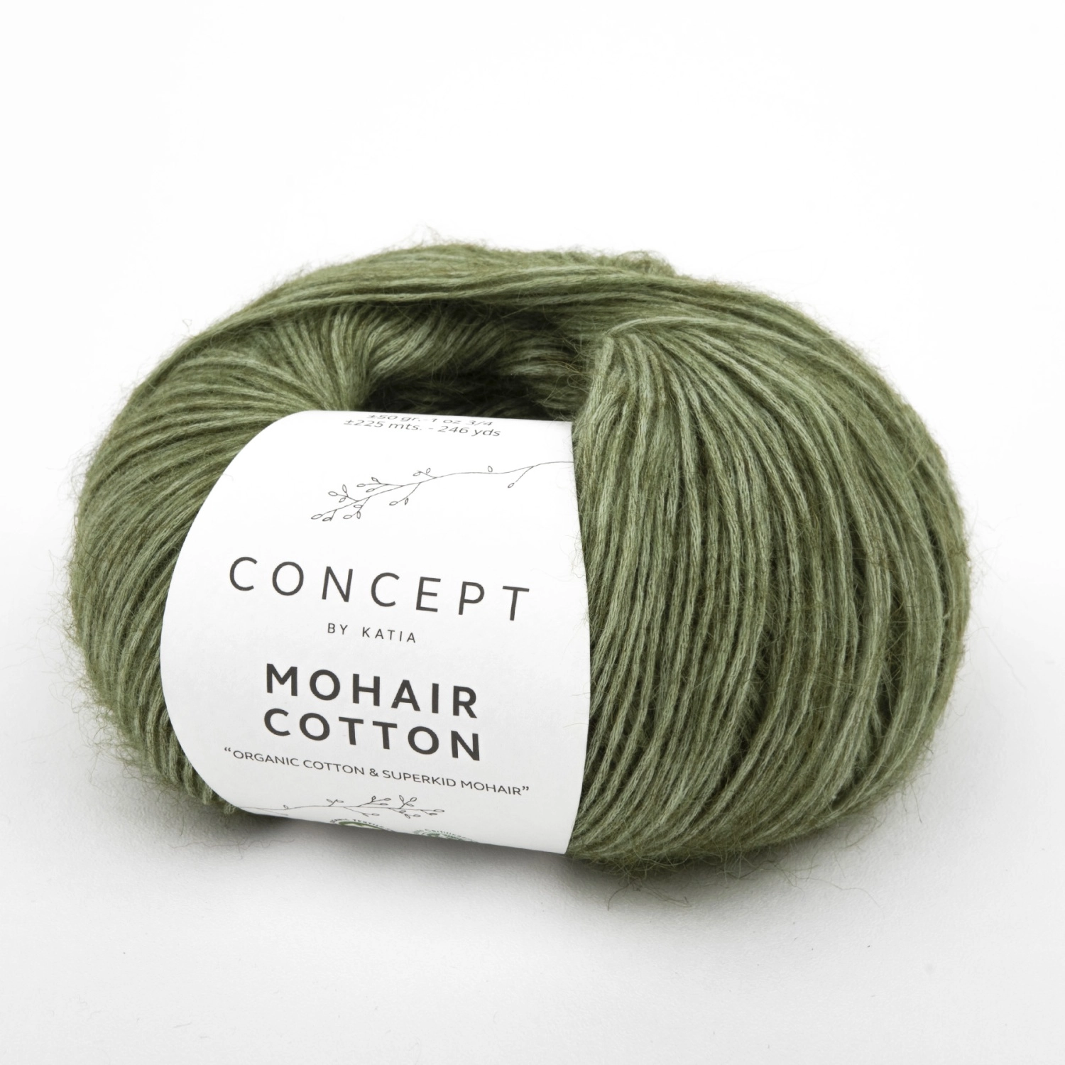 Пряжа Katia Mohair Cotton 50г 0078