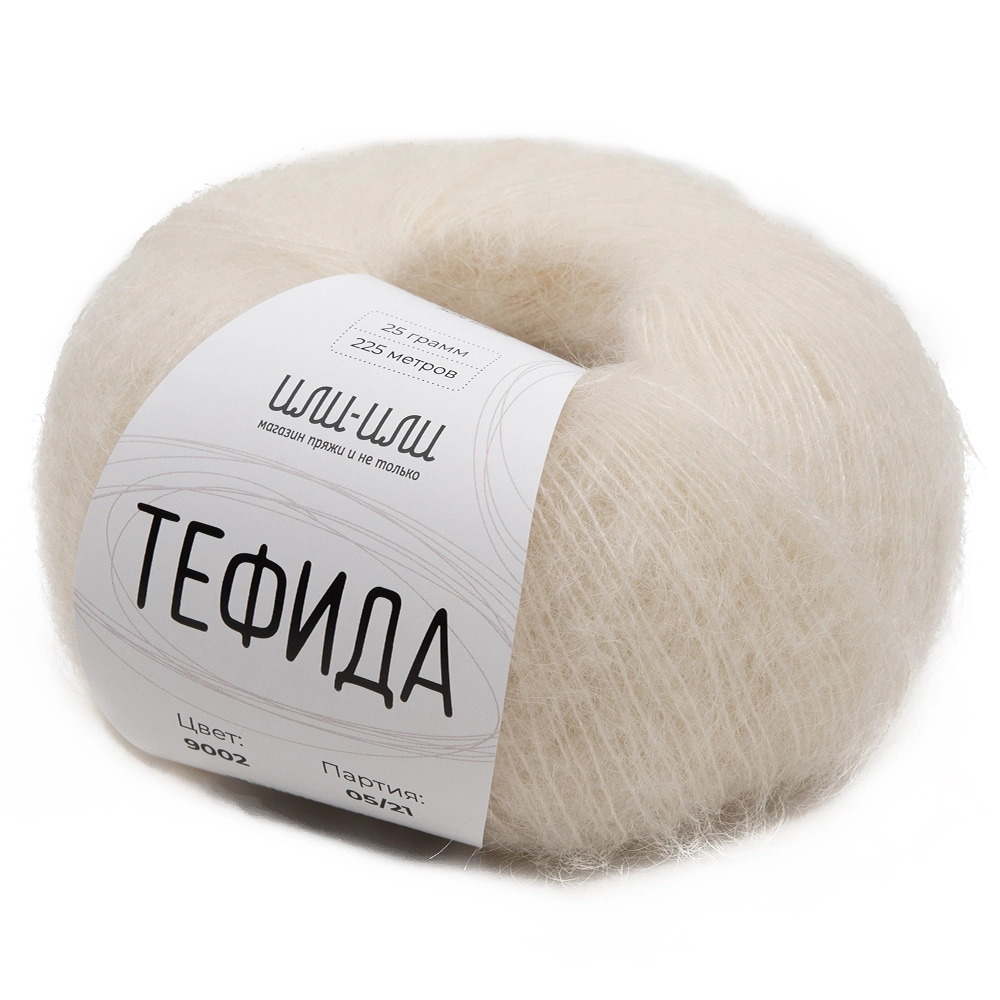 Пряжа ИЛИ-ИЛИ Тефида 25г 9002