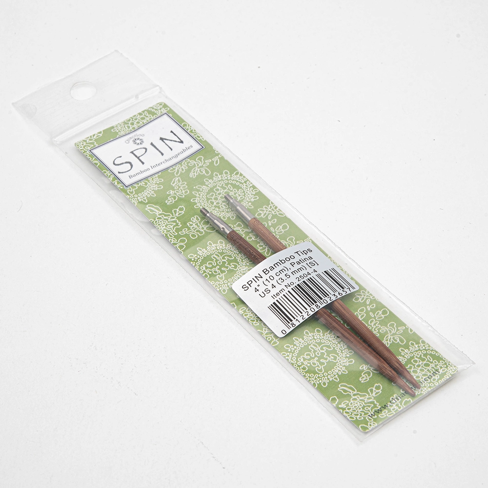 спицы съёмные бамбуковые 10 см 3,5 мм 2504-4
