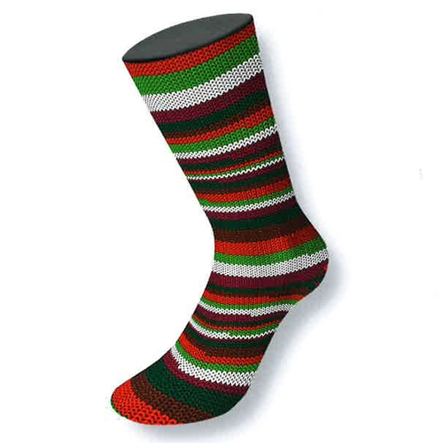 Пряжа Lana Grossa Meilenweit 100 CHRISTMAS 100г 6799