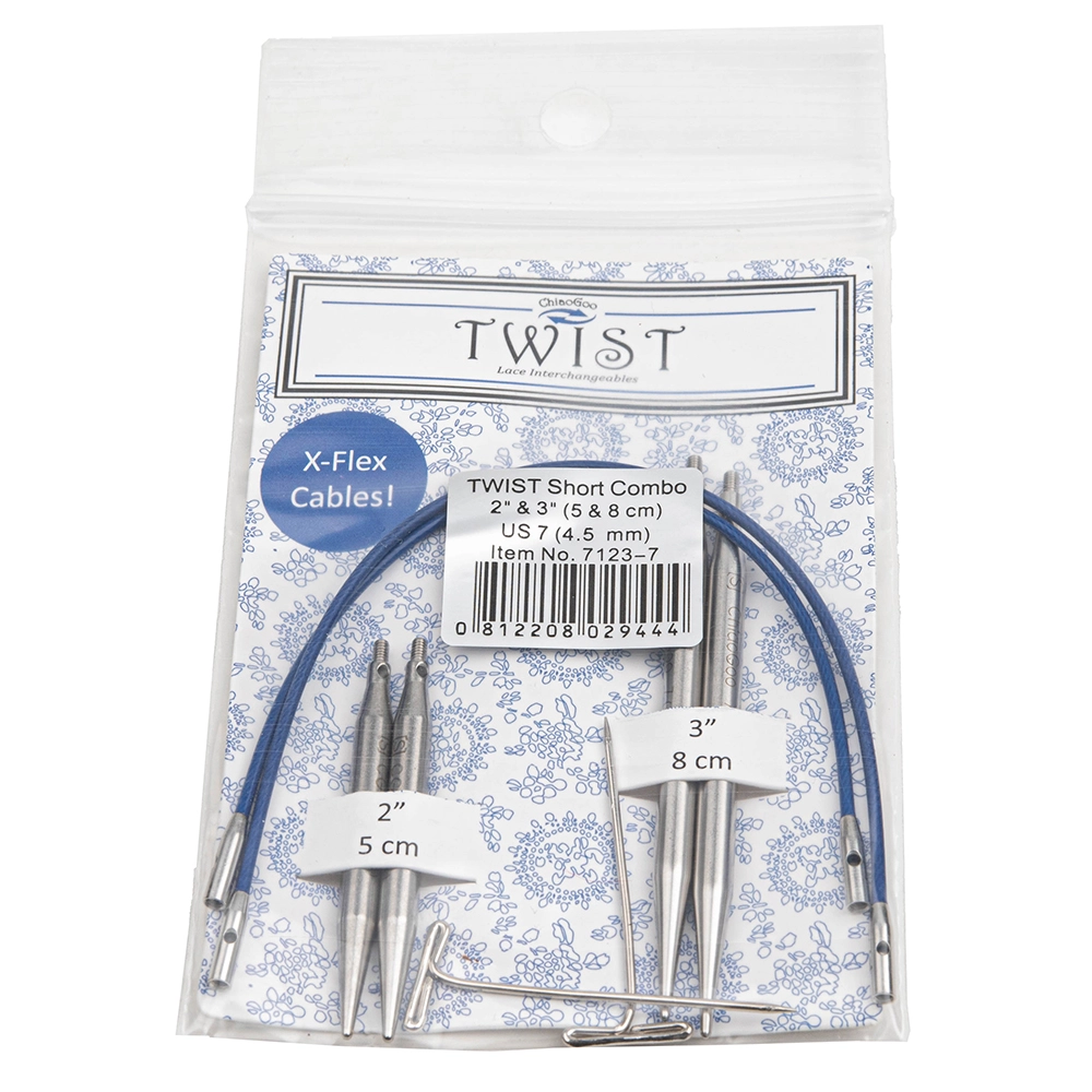 набор спиц twist short combo 4.5 мм 7123-7