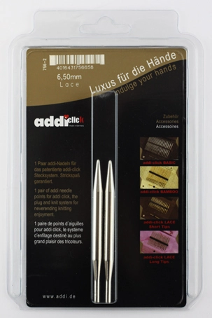Доп.спицы к "Addi Click" Lace 756-2.   № 6,5