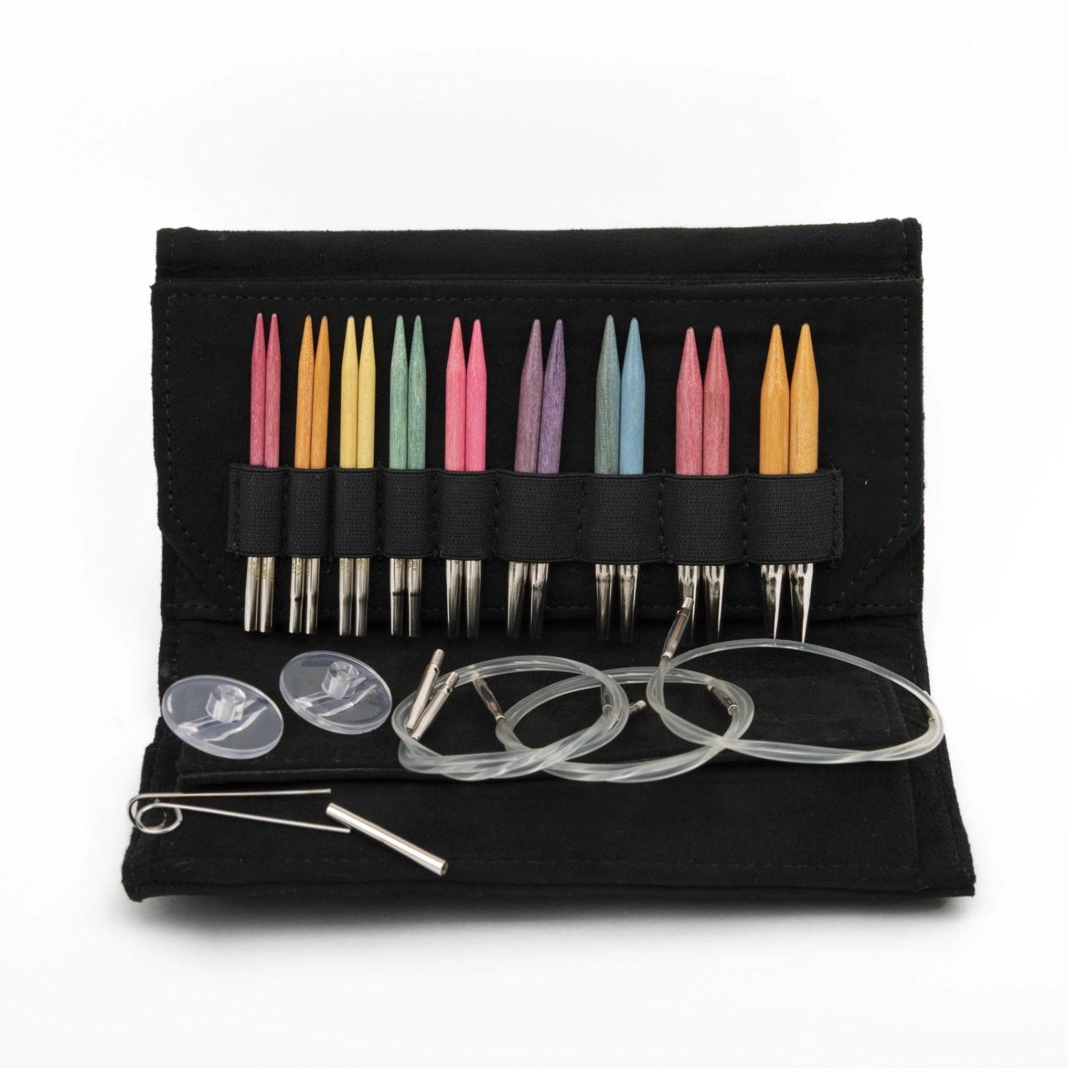 Набор разъемных спиц LYKKE, дерево, длина 7 см, цвет Colour Black