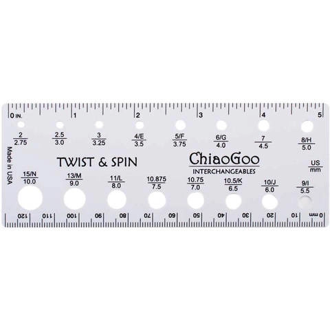 Линейка 1.5мм-10мм ChiaoGoo 1091-5