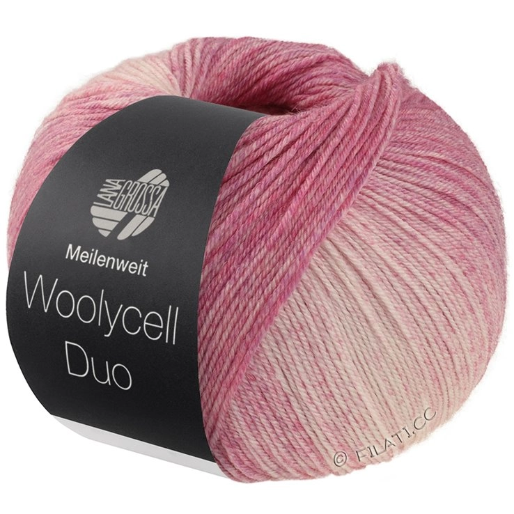 Пряжа Lana Grossa MEILENWEIT 100 WOOLYCELL DUO 100г 6002