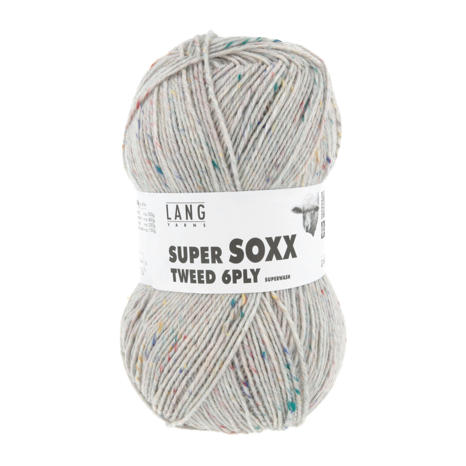 Пряжа Lang Yarns Super Soxx Tweed 6-Ply 150г 096