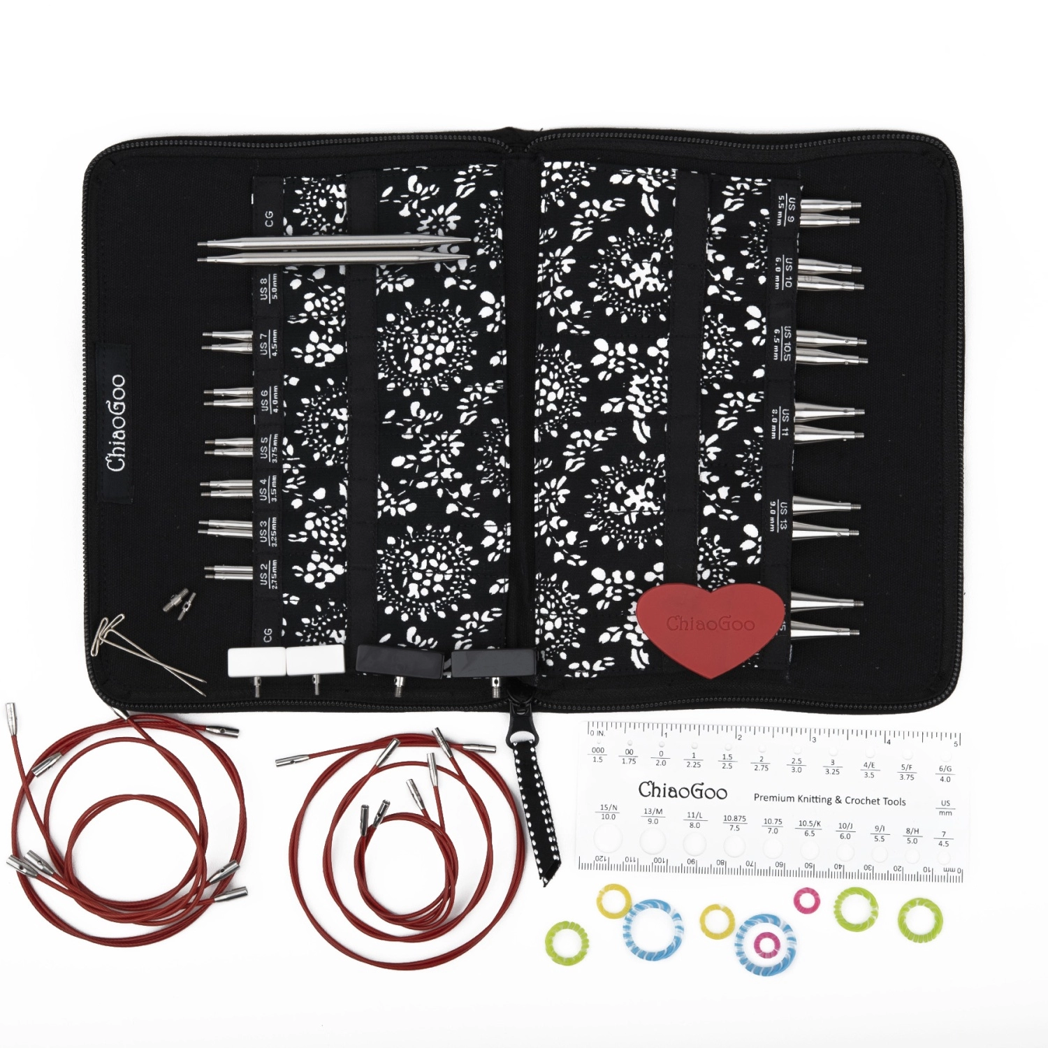 Набор съемных спиц ChiaoGoo металл 7400-С