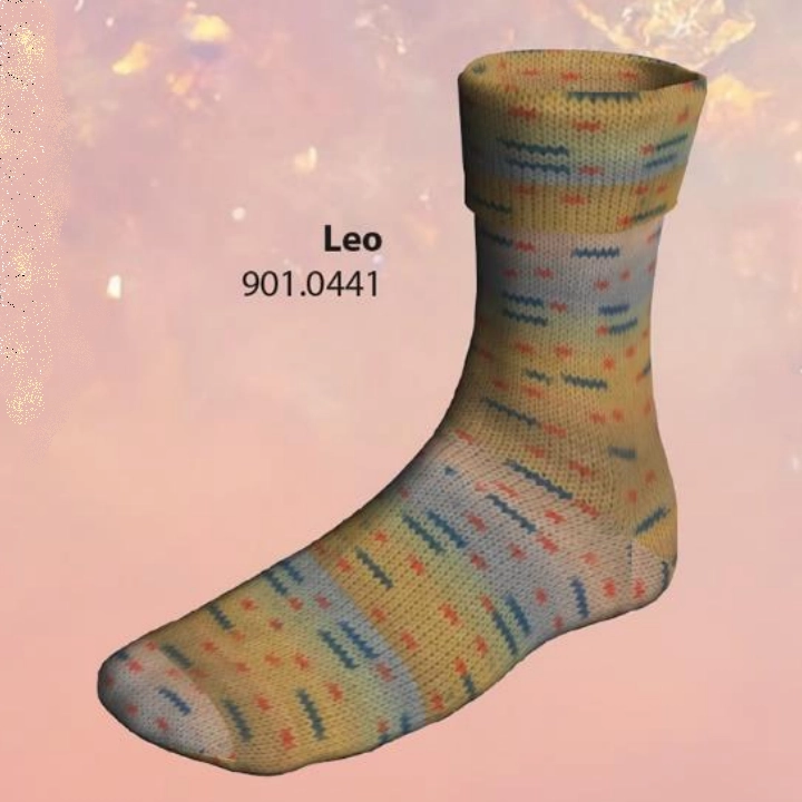 Пряжа Lang Yarns SUPER SOXX COLOR 4-PLY HoroscopeTwo 100г 0441