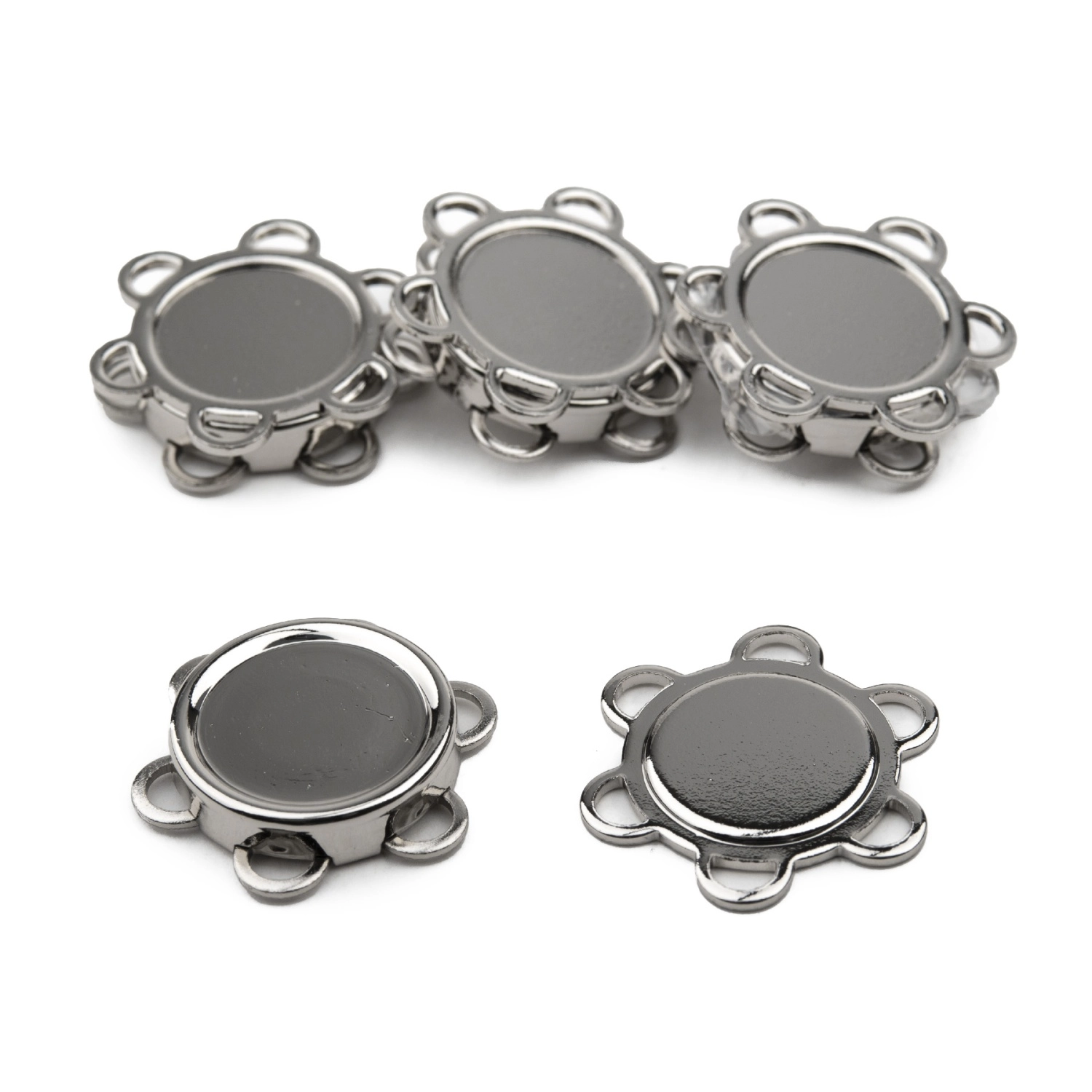 Кнопки магнитные пришивные AK-25-18 S, 4 шт. (d=15-25 мм.)