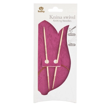 Спицы круговые Tulip "Knina Swivel" 3,5мм/80см, бамбук, 