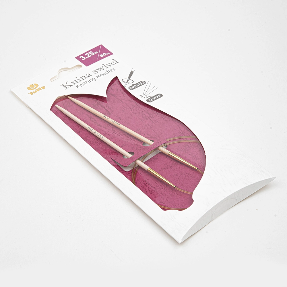 Спицы круговые Tulip "Knina Swivel" 3,25мм/80см, бамбук