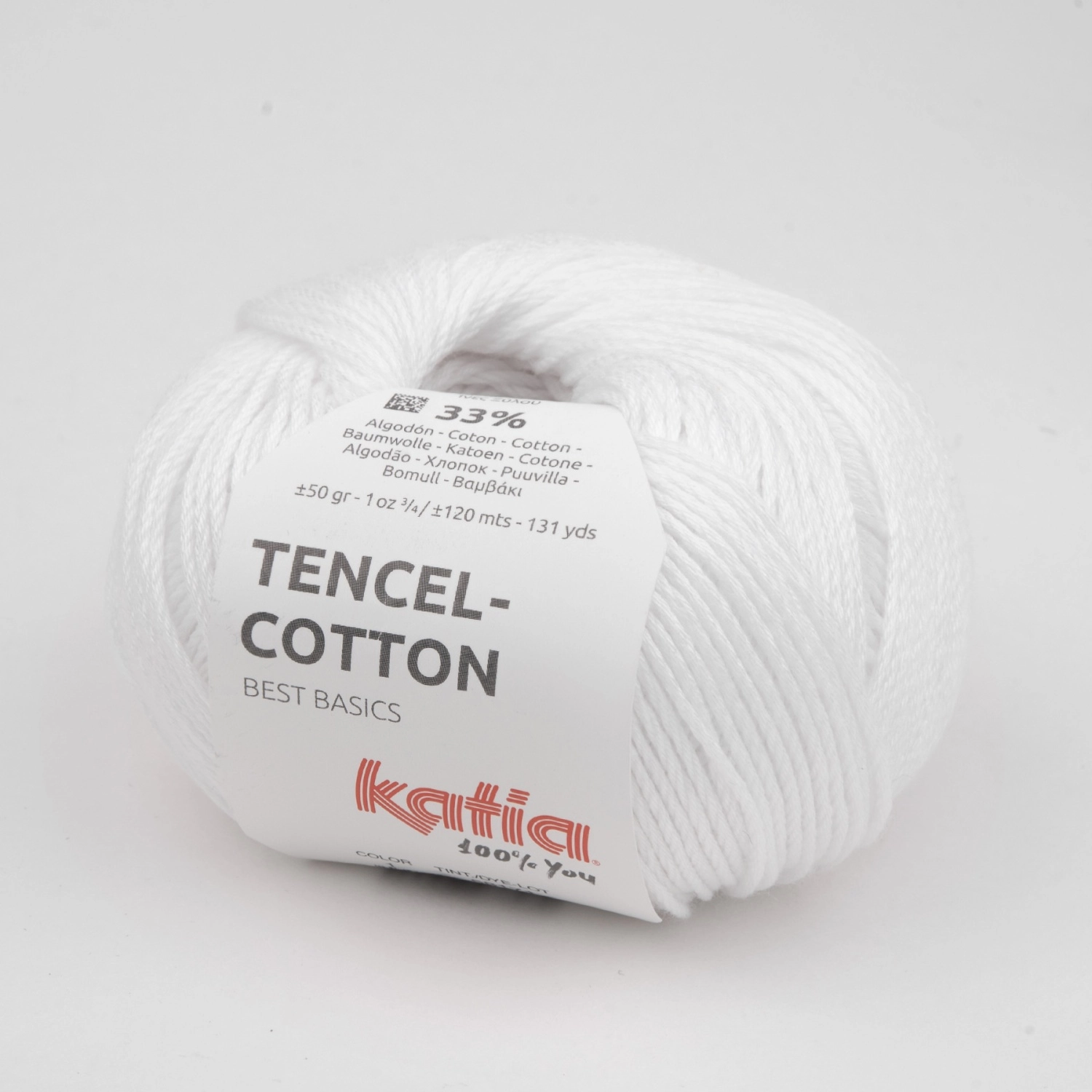 Пряжа Katia Tencel-Cotton 50г 0001