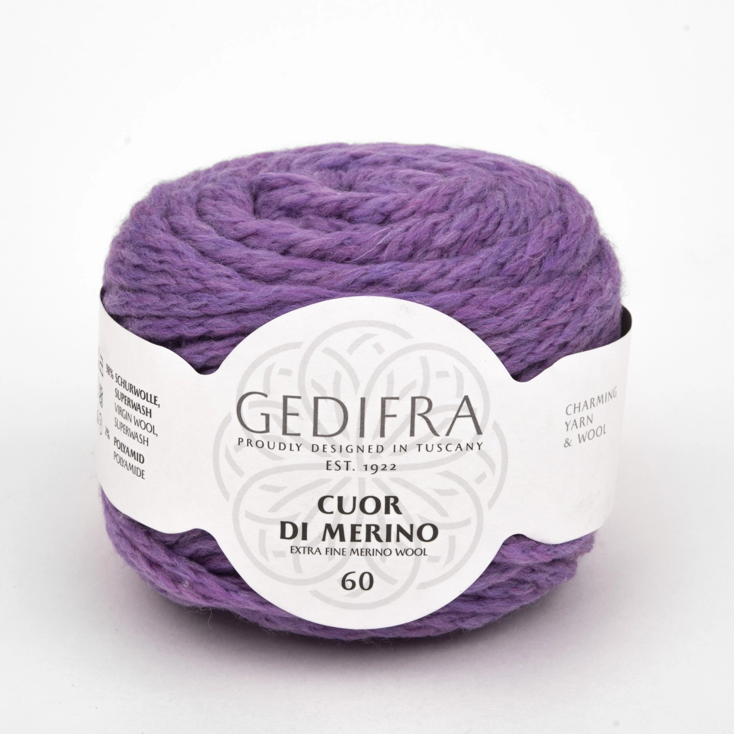 Пряжа GEDIFRA CUOR DI MERINO 60 50г 224
