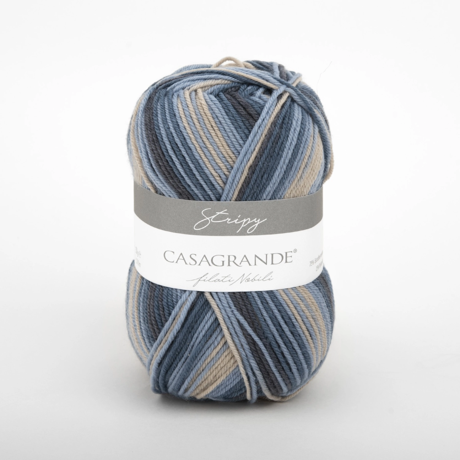 Пряжа Casagrande Stripy 50g 0602