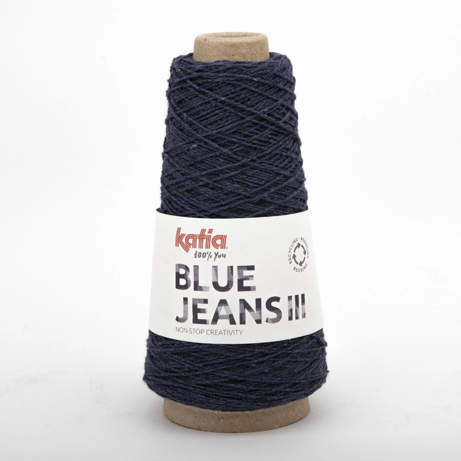 Пряжа Katia BLUE JEANS III SOLID COLOR 100г 106