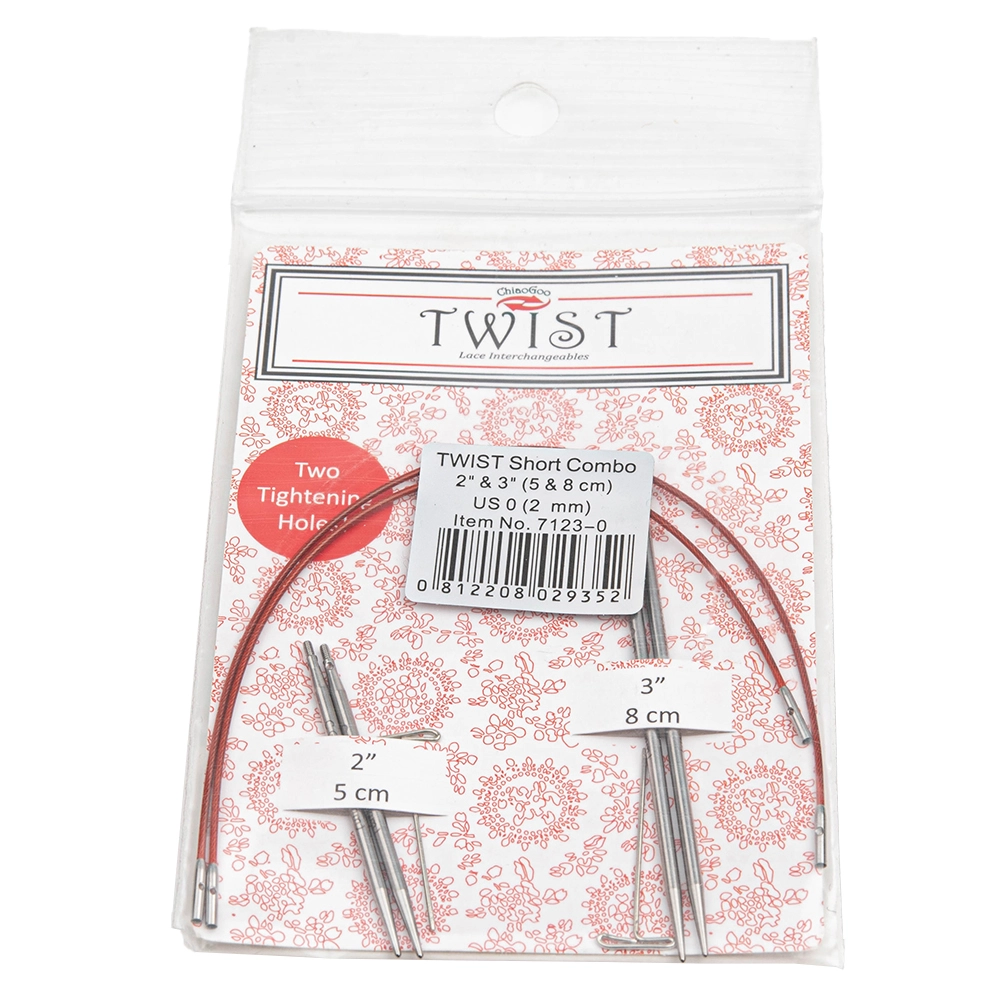 набор спиц twist short combo 2,0 мм 7123-0