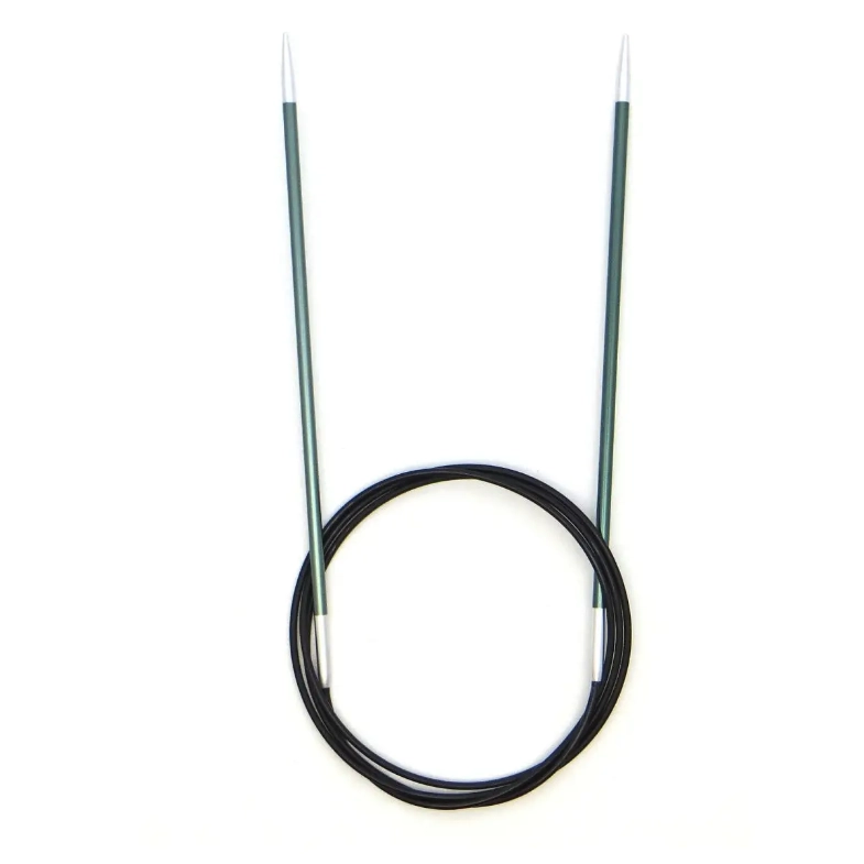 Спицы алюминиевые, круговые 100 см, Knit Pro Zing (3,0)