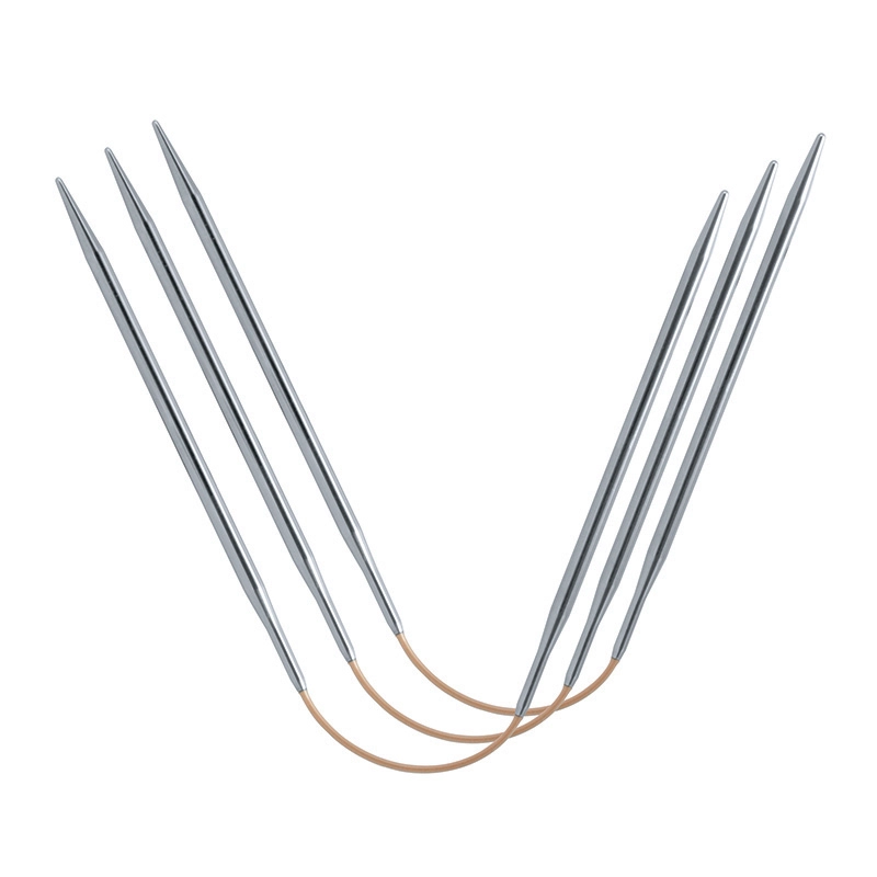 Спицы чулочные гибкие addiCraSyTrio Long, супергладкие, №5.5, 26 см