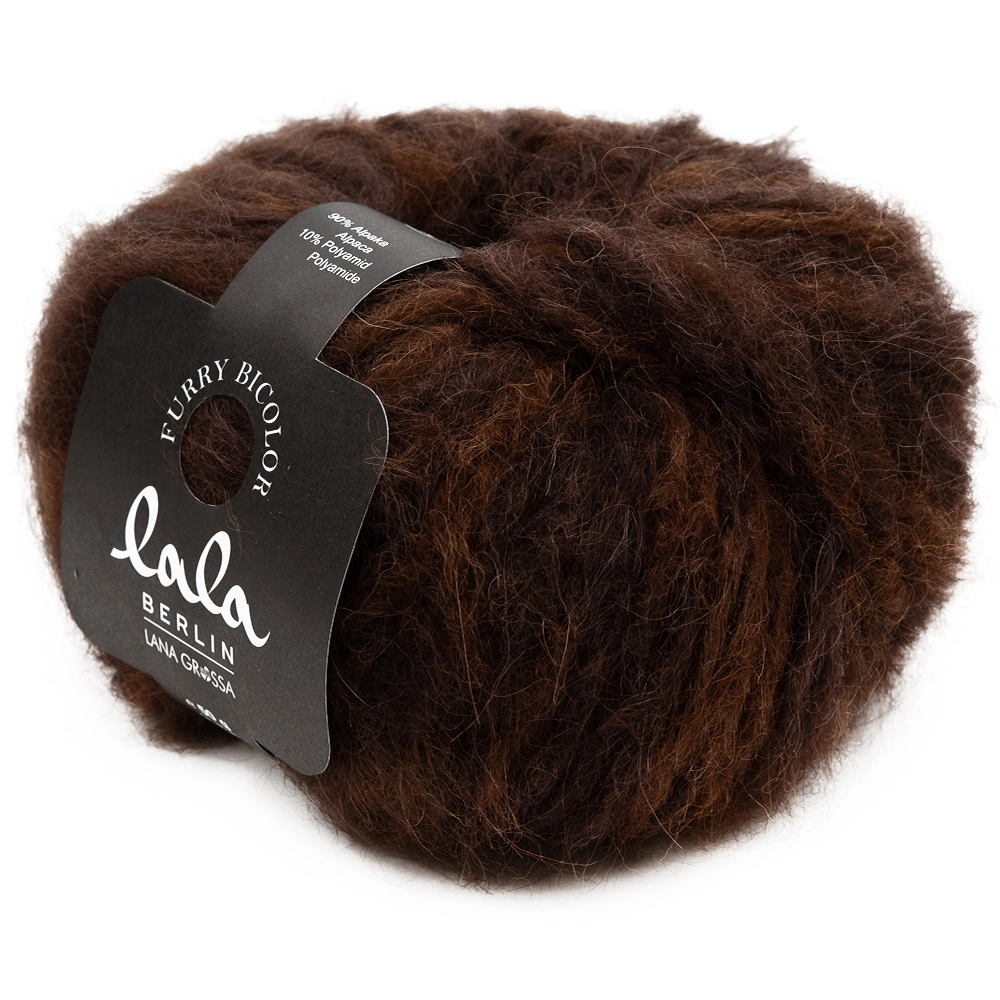 Пряжа Lana Grossa Lala Berlin FURRY Bicolor 50г 0104