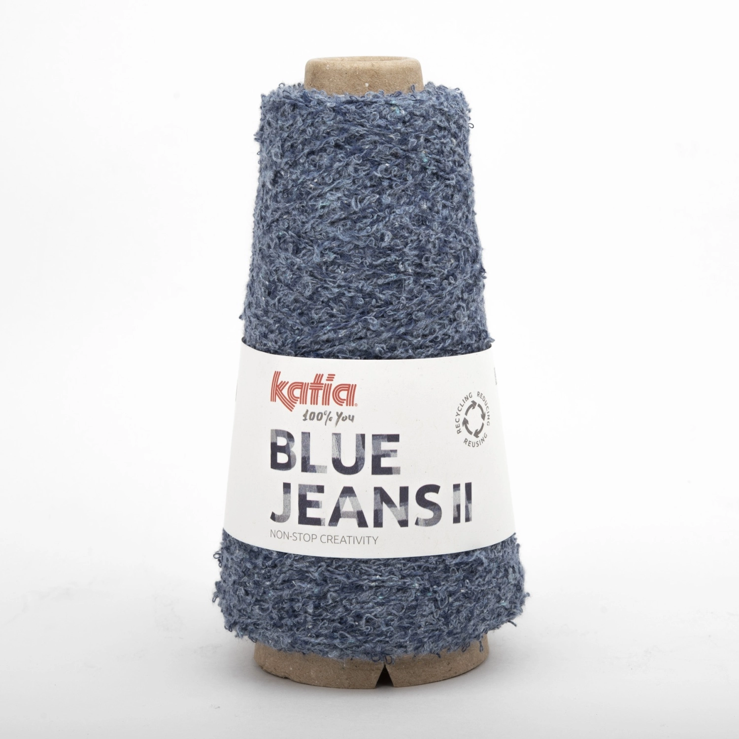 Пряжа Katia BLUE JEANS II BOUCLE 100г 102