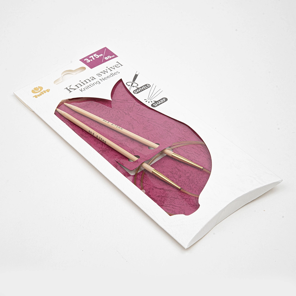 Спицы круговые Tulip "Knina Swivel" 3,75мм/80см, бамбук, 