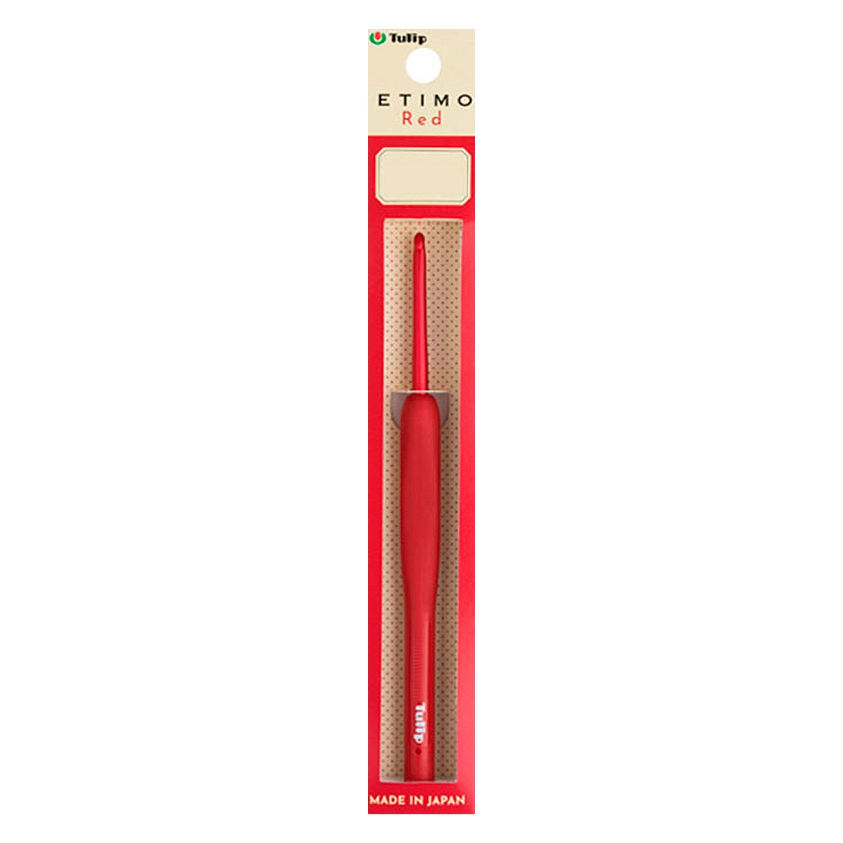 Крючок для вязания с ручкой "ETIMO Red" 4.5мм
