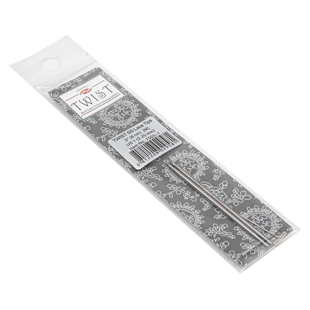 спицы съёмные металлические 7.5 см 2,25 мм