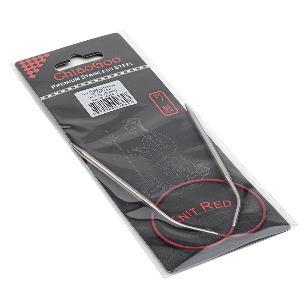 Спицы метал.круговые knit red, 40см № 3,75 6016-5