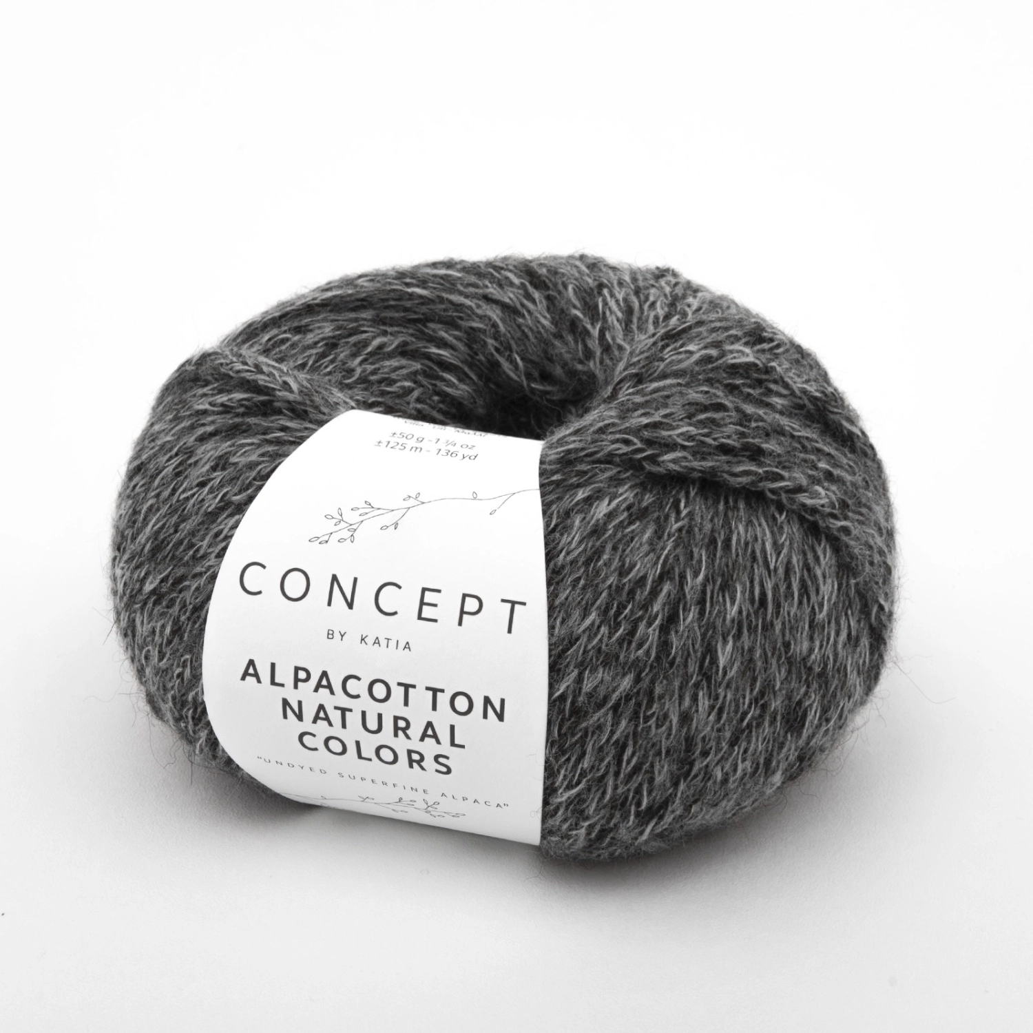 Пряжа Katia Alpacotton Natural Colors 50г 0054