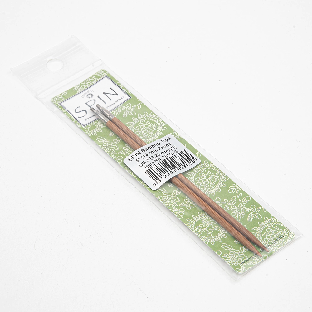 спицы съёмные бамбуковые 13 см 3,25 мм 2505-3