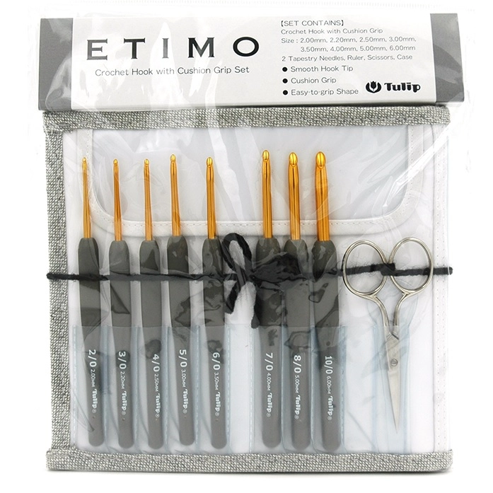 Набор крючков для вязания "ETIMO" 2-6мм TES-002
