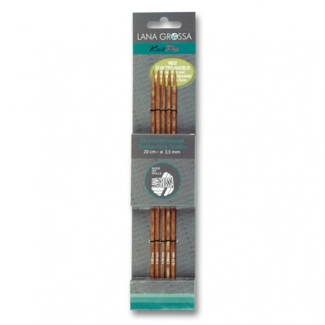 Спицы LG чулочные дерево Quatro 15 см № 4,0