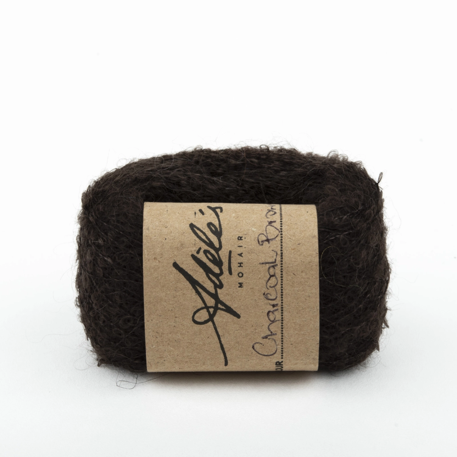Пряжа ADELE'S Mohair Extra Fine Boucle Kidmohair 25г CHARCOAL BROWN