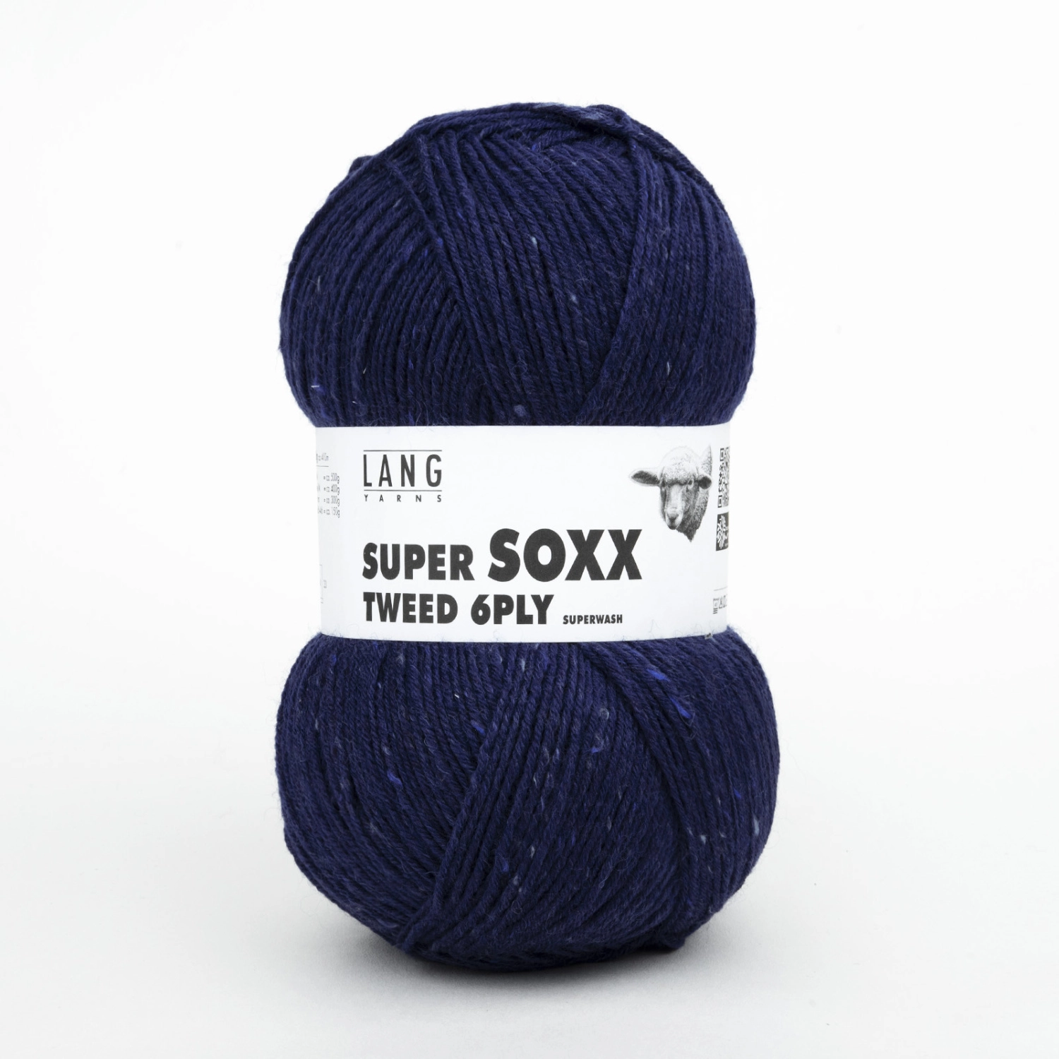 Пряжа Lang Yarns Super Soxx Tweed 6-Ply 150г 006