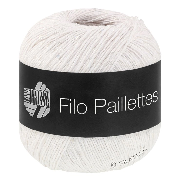 Пряжа Lana Grossa FILO PAILLETTES 50г 001