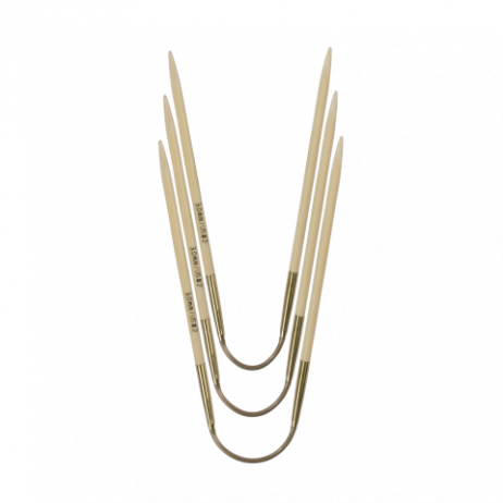 Спицы чулочные гибкие CraSyTrio Бамбук, 24см, № 4, 3 шт.