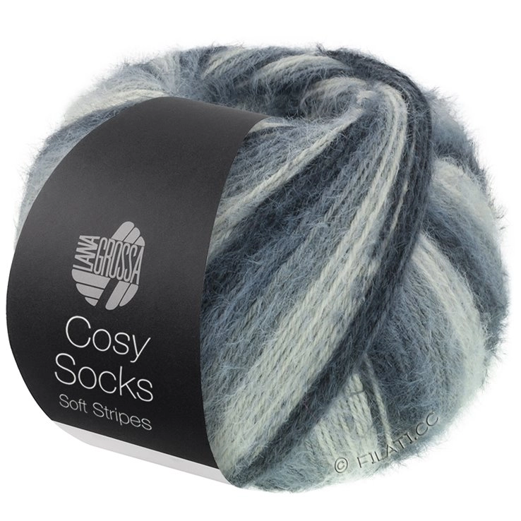 Пряжа Lana Grossa MEILENWEIT 100 COSY SOCKS Soft Stripes 104