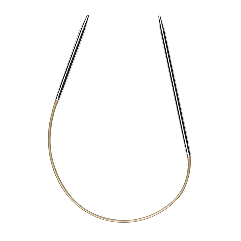 Спицы, круговые носочные Sockenwunder LACE, латунь, №3.25, 25 см