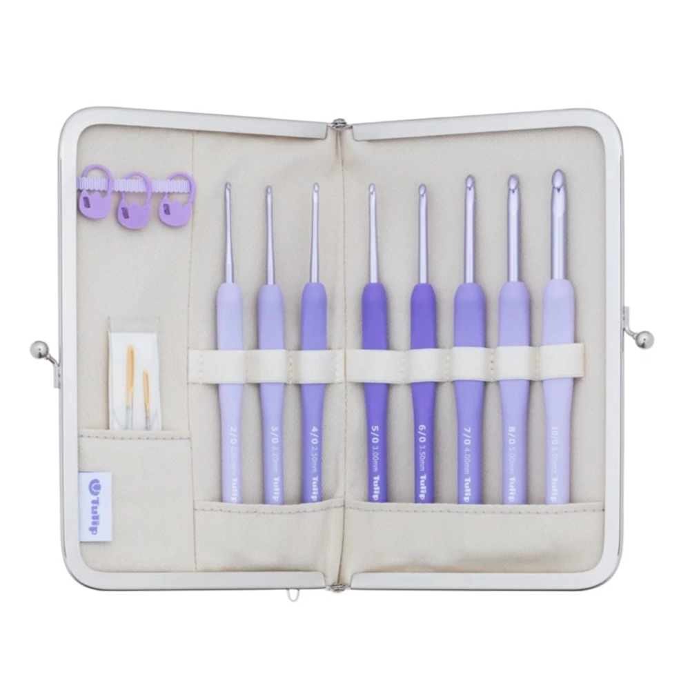 Набор крючков для вязания "ETIMO Murasaki" 2-6мм TEM-001e