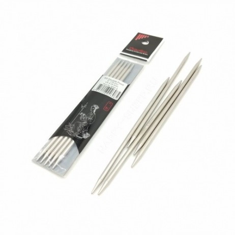 Спицы чулочные, металл 15см №6,5 6006-10,5
