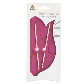 Спицы круговые Tulip "Knina Swivel" 5,5мм/80см, бамбук, 
