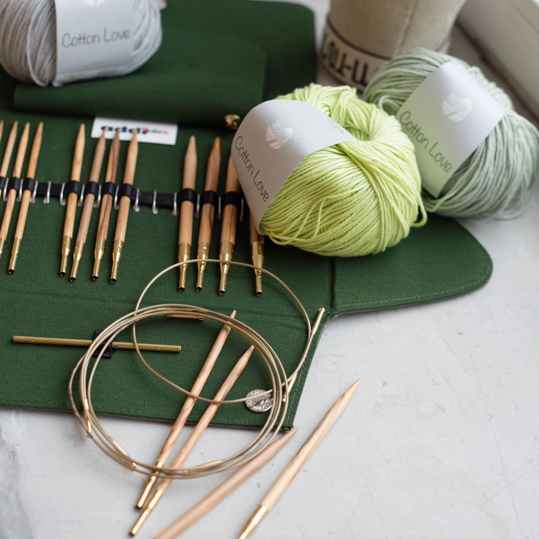 яНабор спиц addiClick 570-2/000 NATUREL