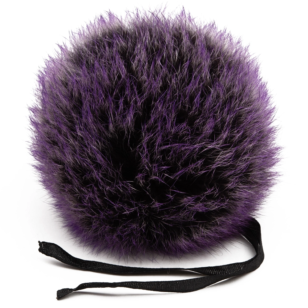 Помпон Песец фиолетовый