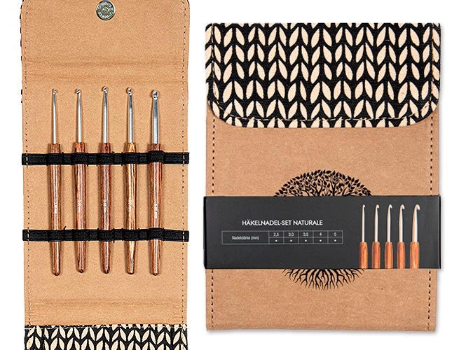 Н-р крючков малый (дерево, Naturale, замша), цвет бежевый LG 