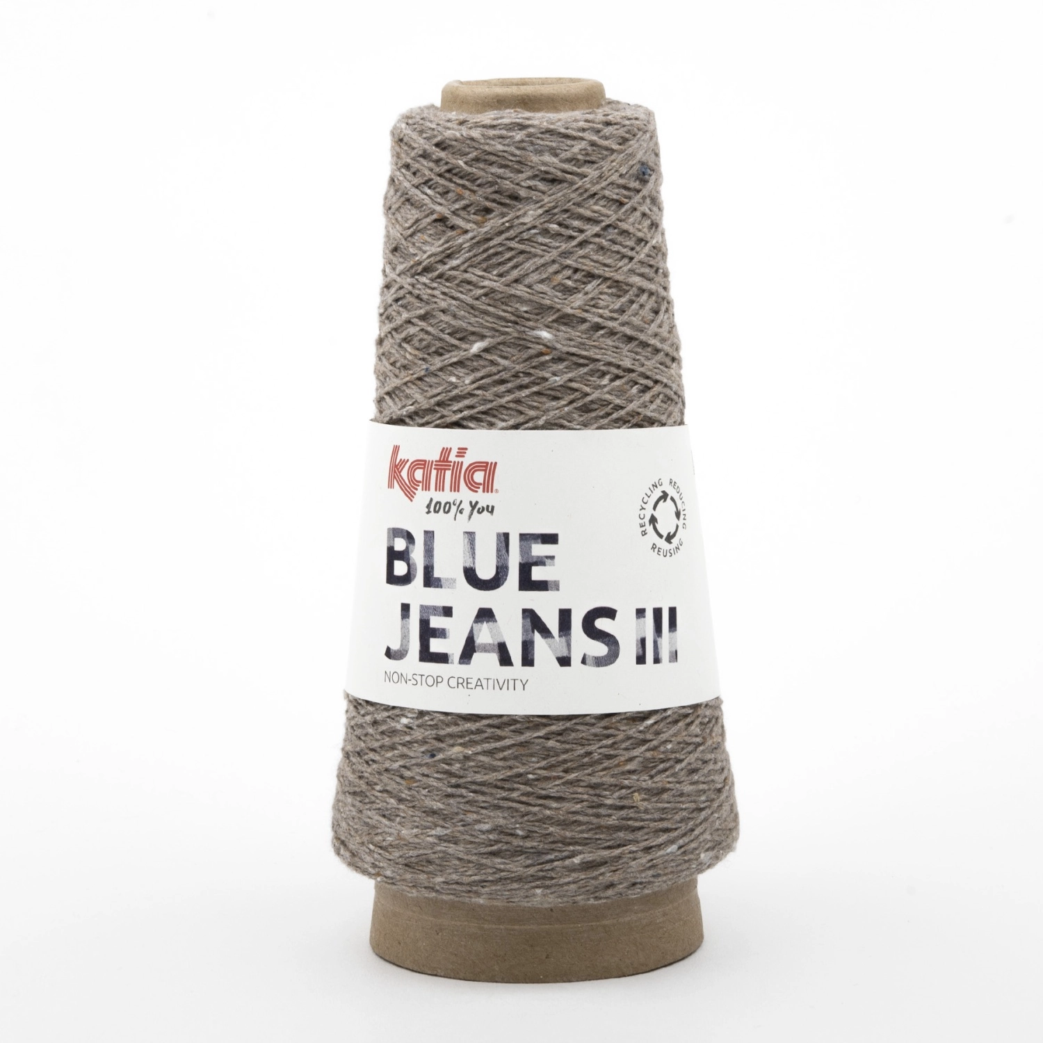 Пряжа Katia BLUE JEANS III SOLID COLOR 100г 202